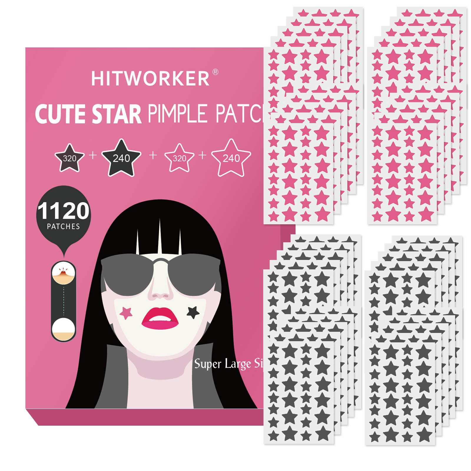 Skincare Acne - 1120pcs Repair Acne Patch Facial Skin