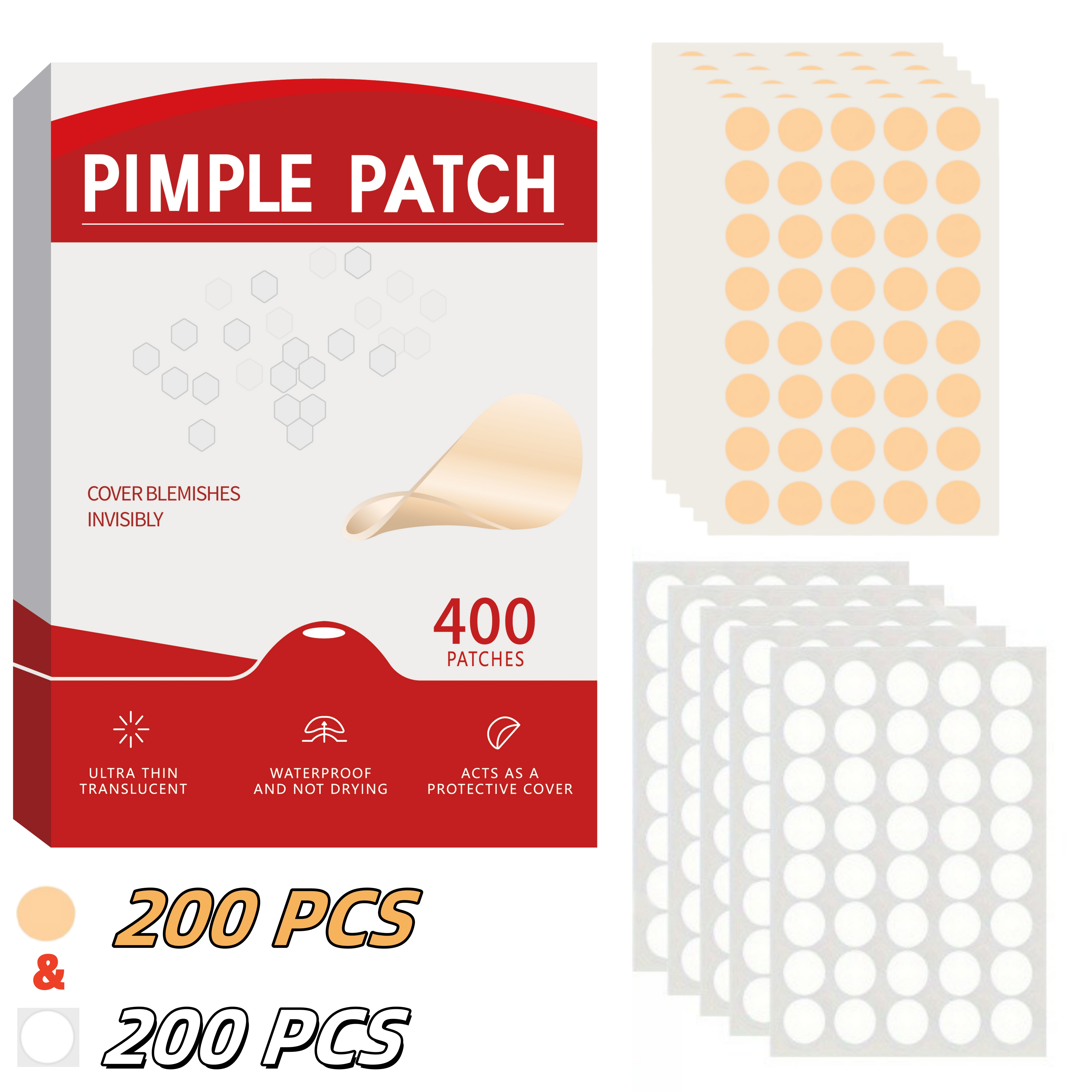 Skincare Acne - 400pcs Acne Patch, Covers Pimple And