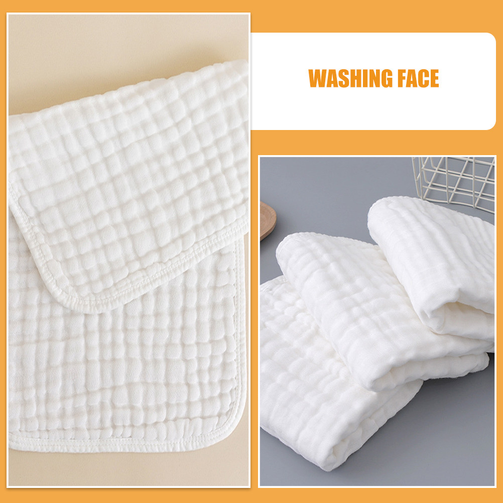 4Pcs Baby Cotton Washcloths Ul - Skincare Newborn 评论和价格