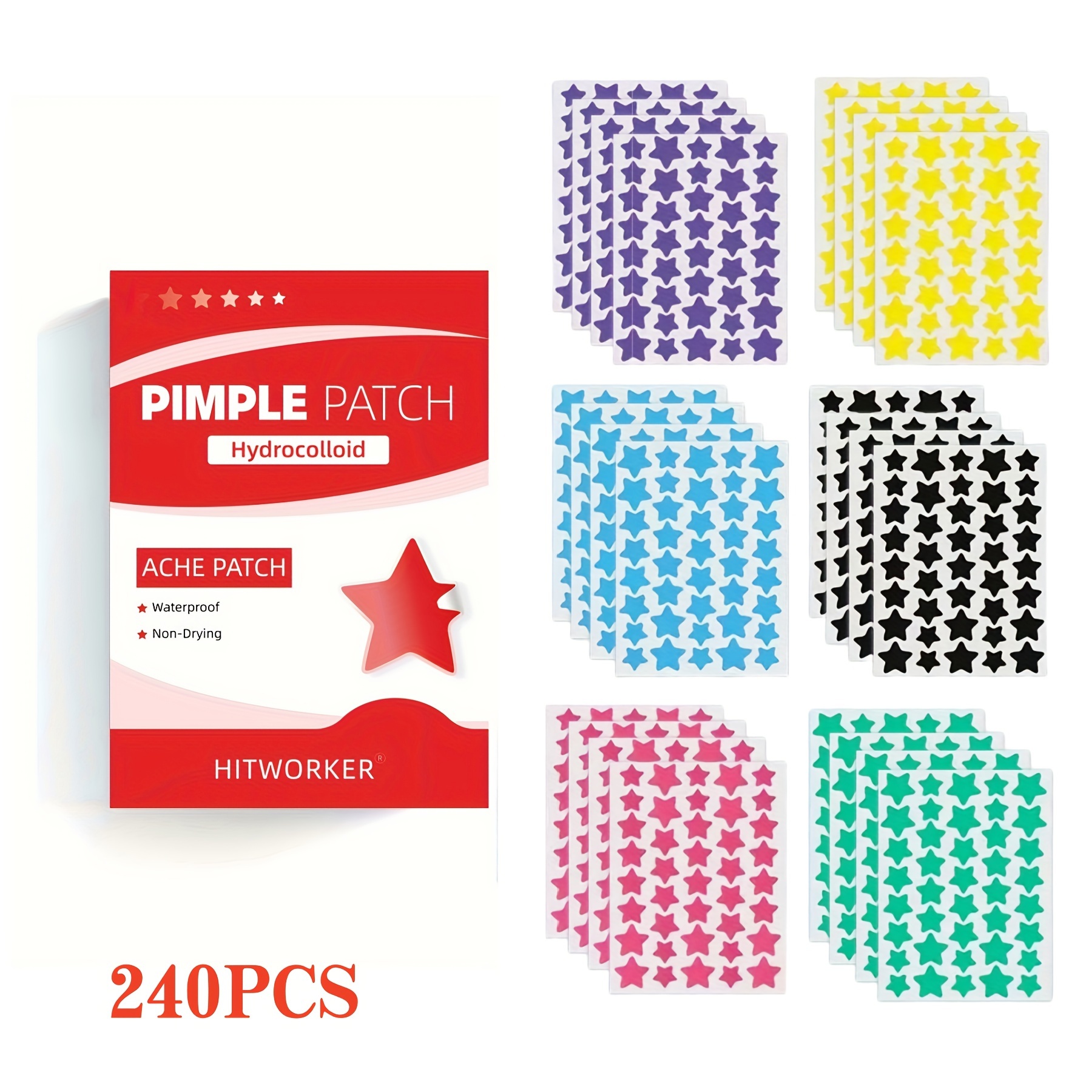 240/720/960 pcs 6-Color Star P - Skincare Acne 评论和价格