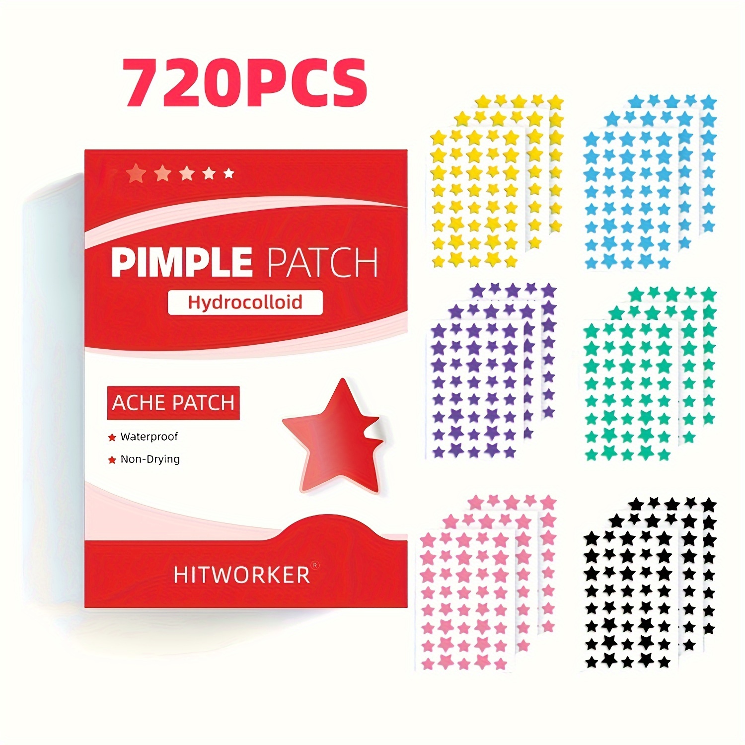 240/720/960 pcs 6-Color Star P - Skincare Acne 评论和价格