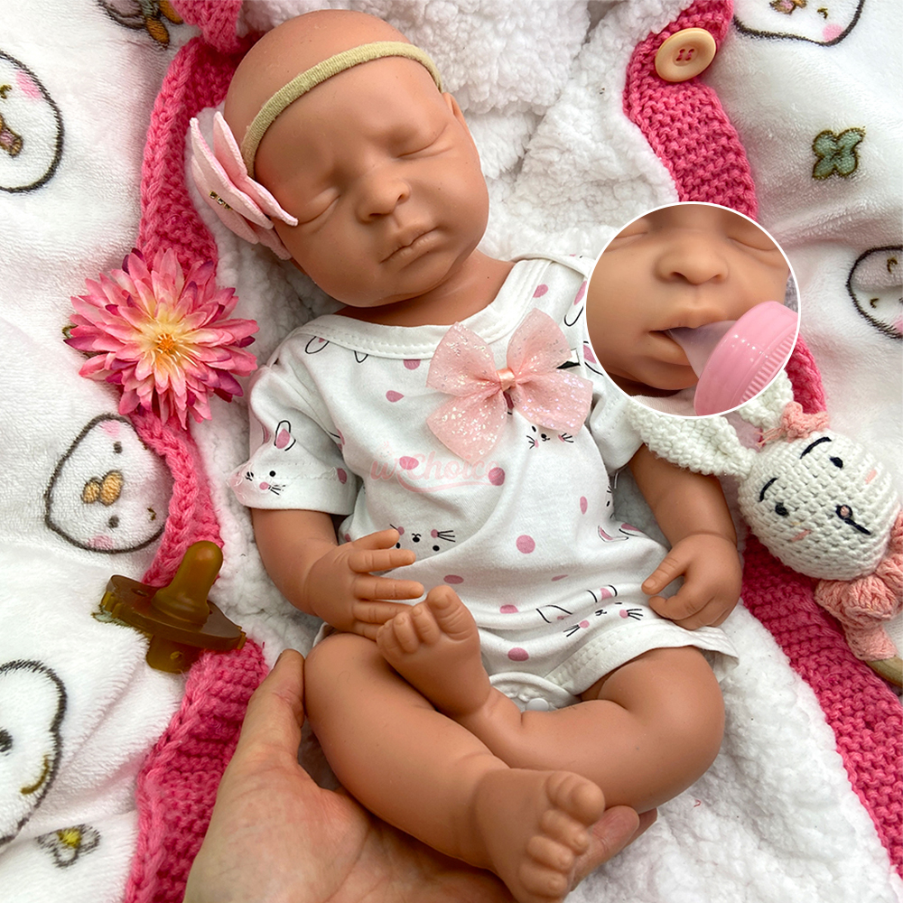 45cm Full Silicone Weighted Re - Skincare Newborn 评论和价格