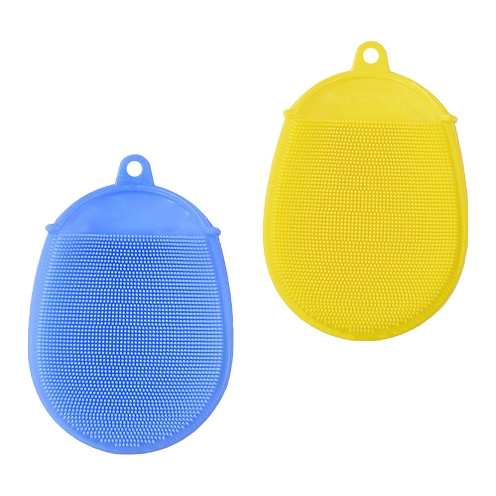 2Pcs Baby Silicone Bath Brush  - Skincare Newborn 评论和价格