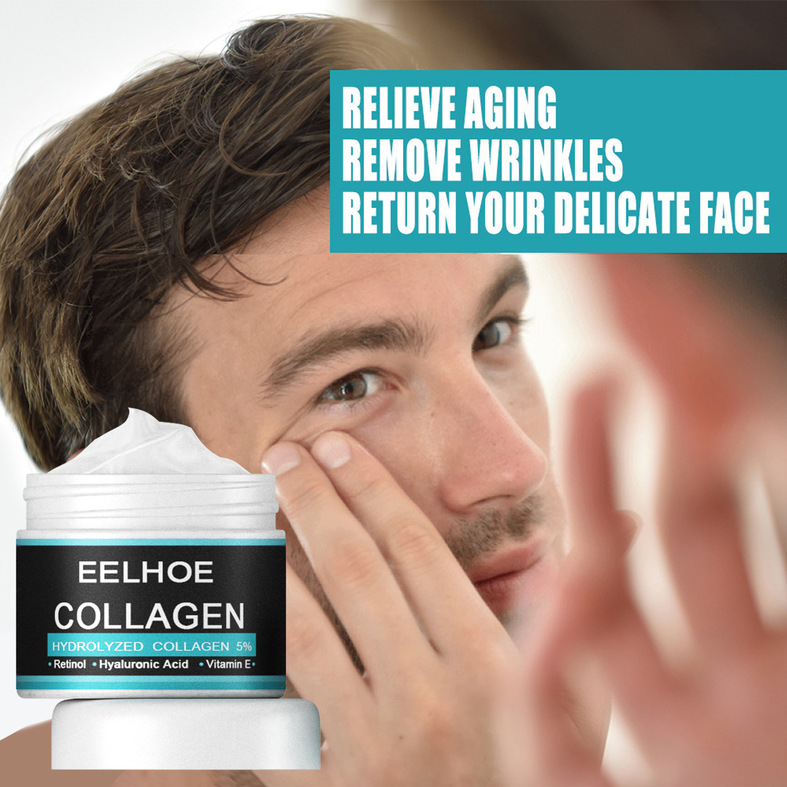 Collagen Creams For Men Smooth - Retinol Vitamin A Cream 评论和价格