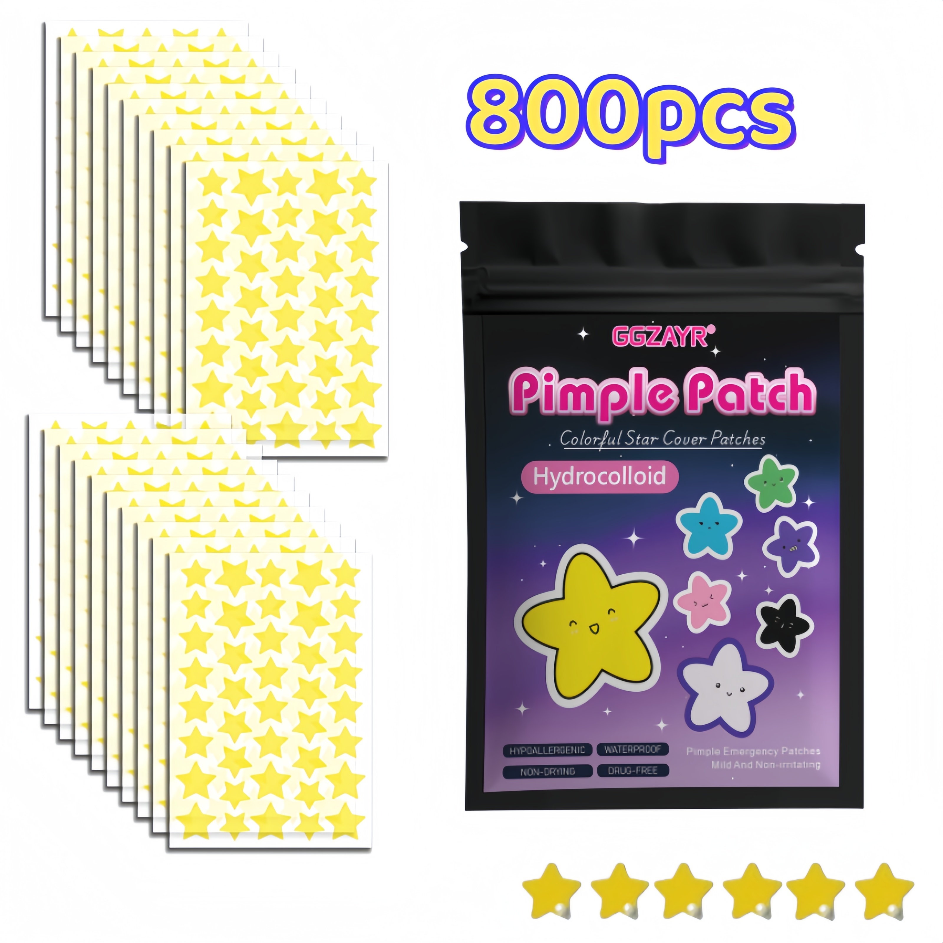400/800pcs Hydrocolloid Acne P - Skincare Acne 评论和价格