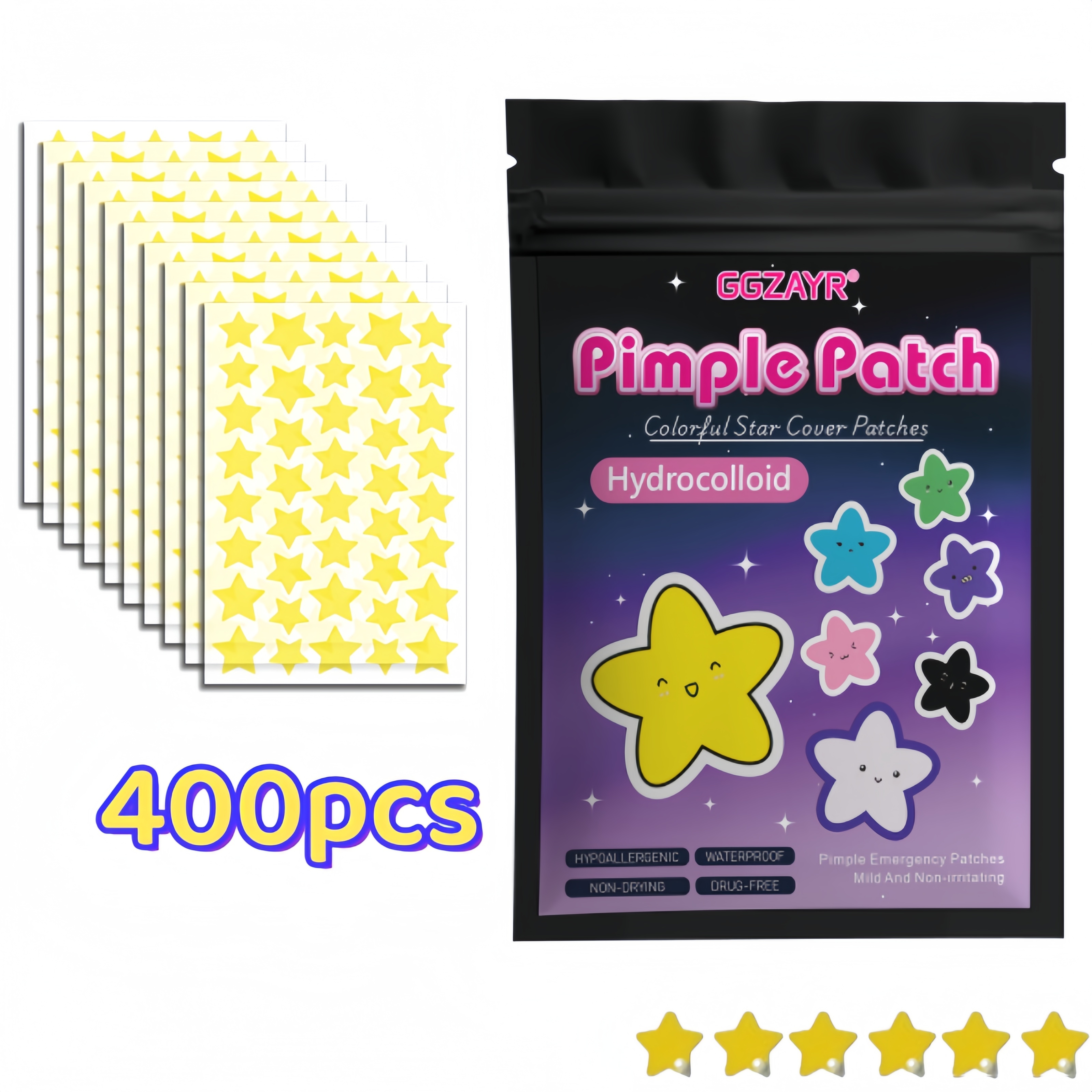 400/800pcs Hydrocolloid Acne P - Skincare Acne 评论和价格