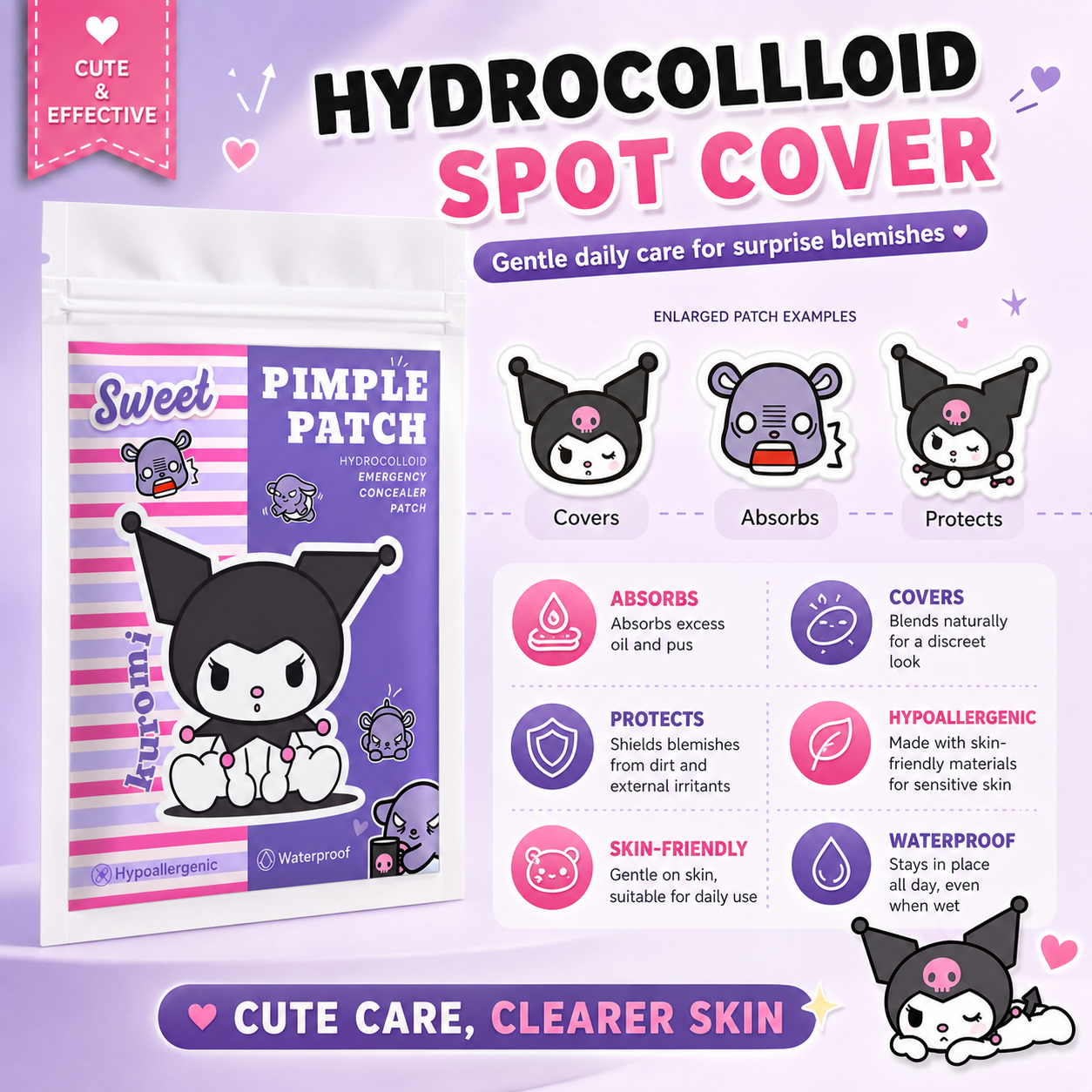Hello Kitty Cute Pimple Patche - Skincare Acne 评论和价格