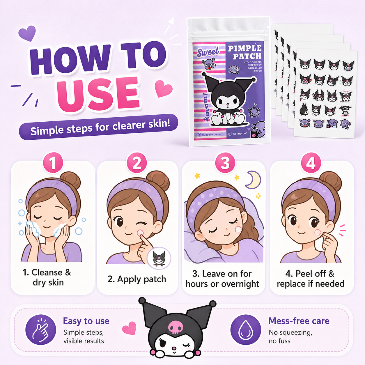Hello Kitty Cute Pimple Patche - Skincare Acne 评论和价格
