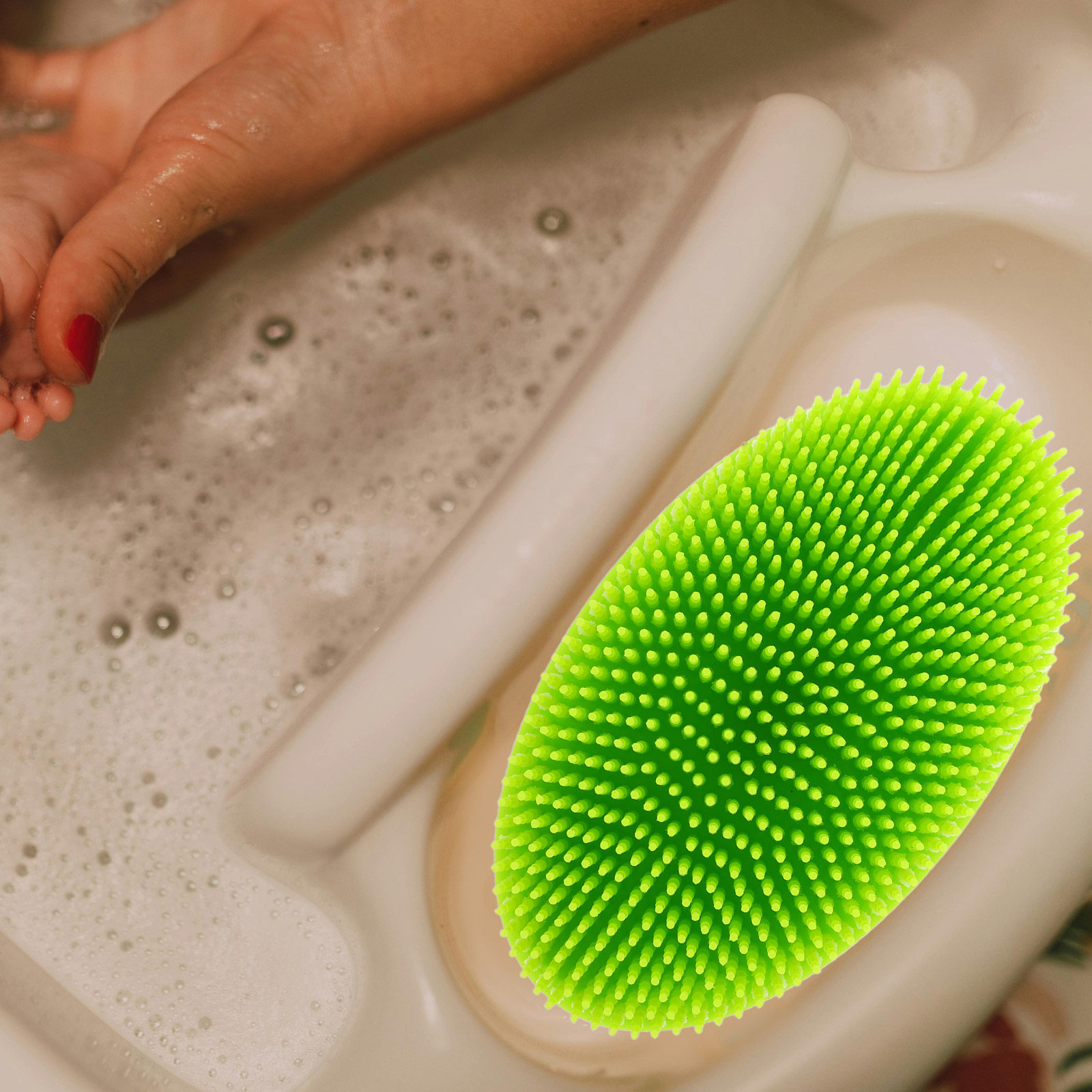 Baby Bath Brush Silicone Newbo - Skincare Newborn 评论和价格