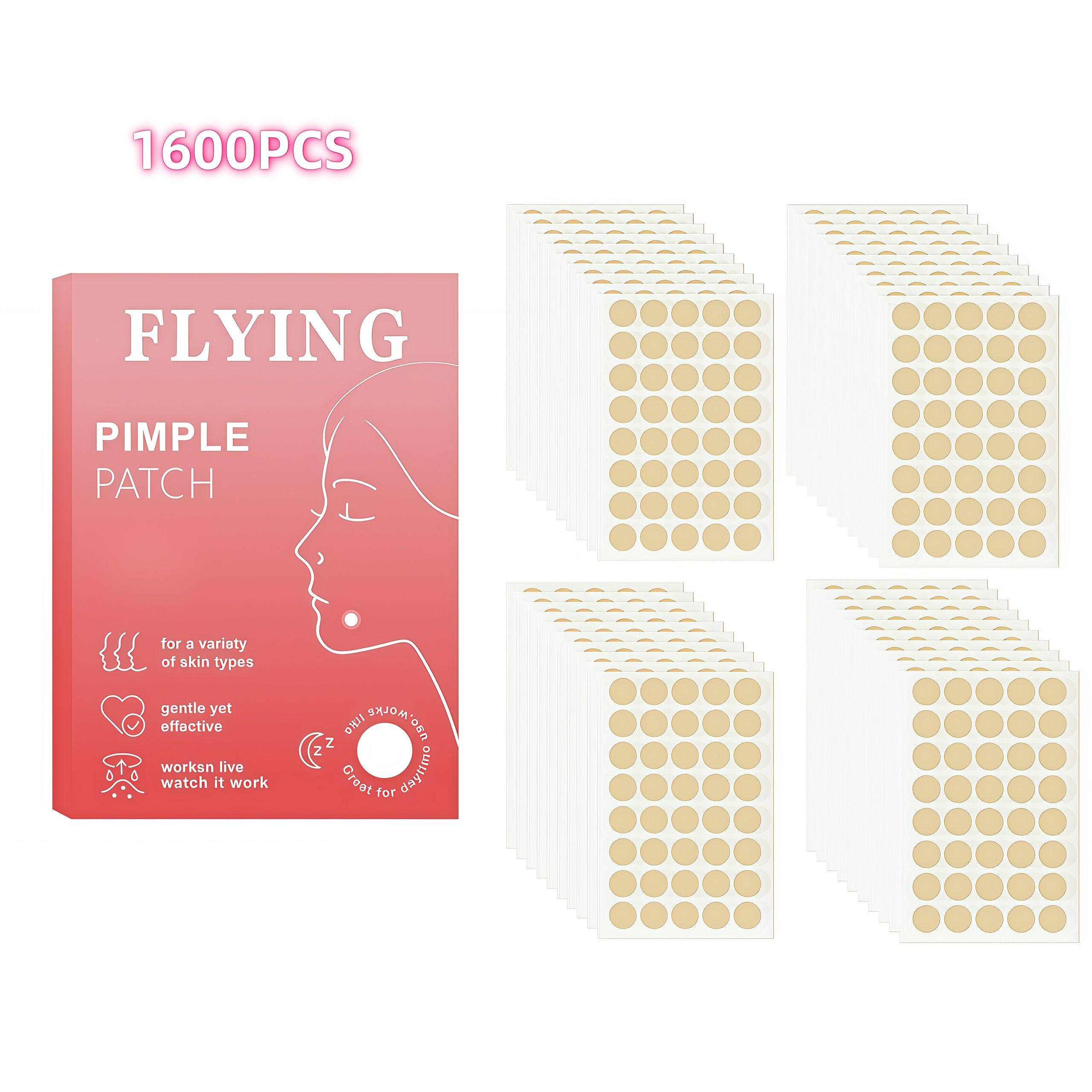 1600PCS Mighty Patch Original  - Skincare Acne 评论和价格