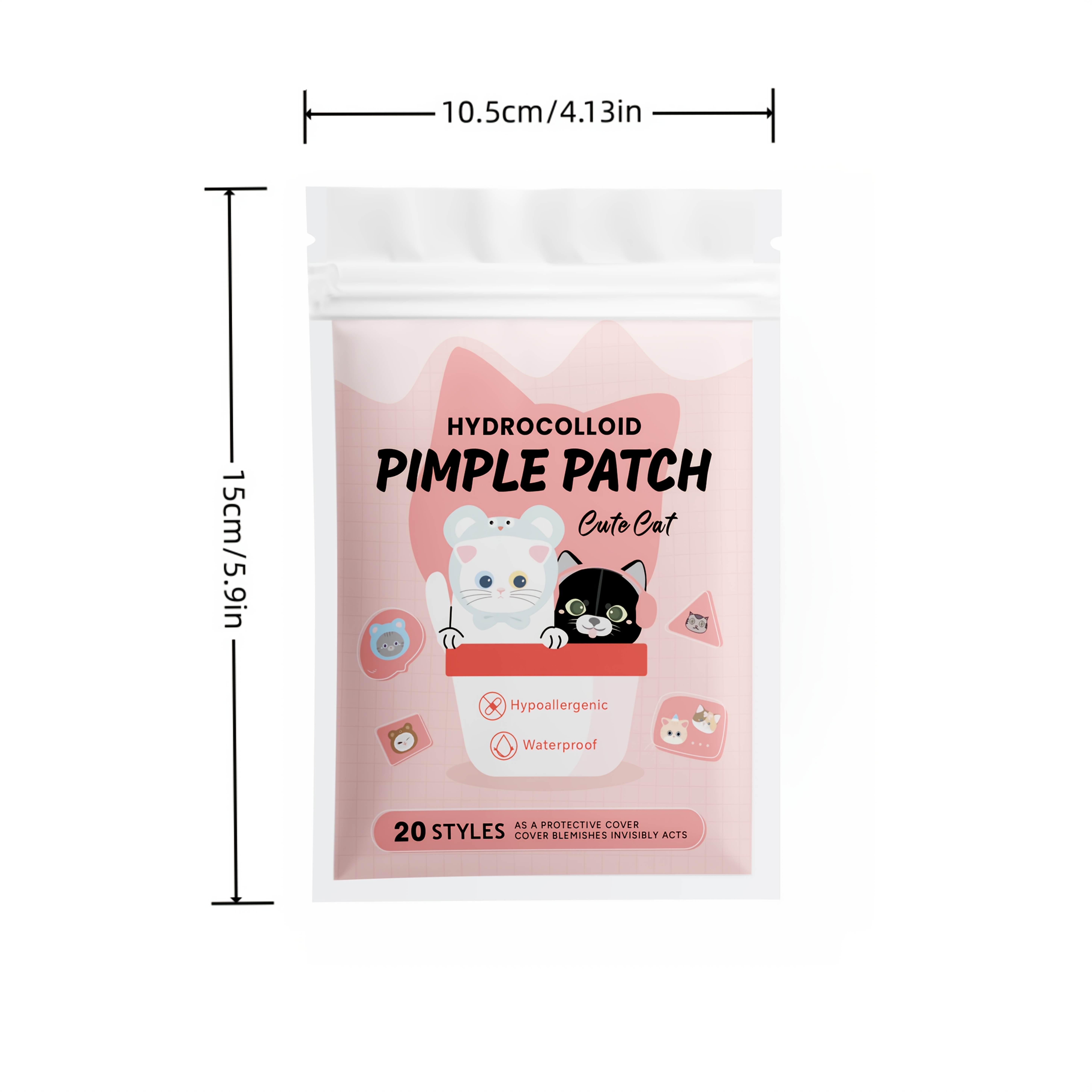 100pieces cute cat Pimple patc - Skincare Acne 评论和价格