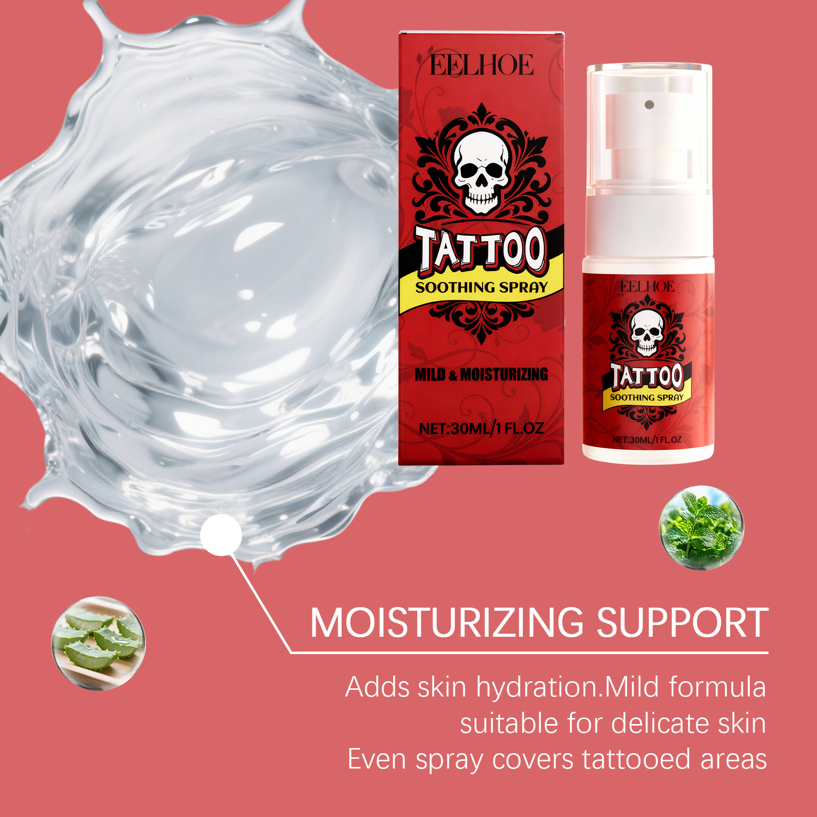 Tattoo Care Spray, Mild Hydrat - Skincare Basic 评论和价格