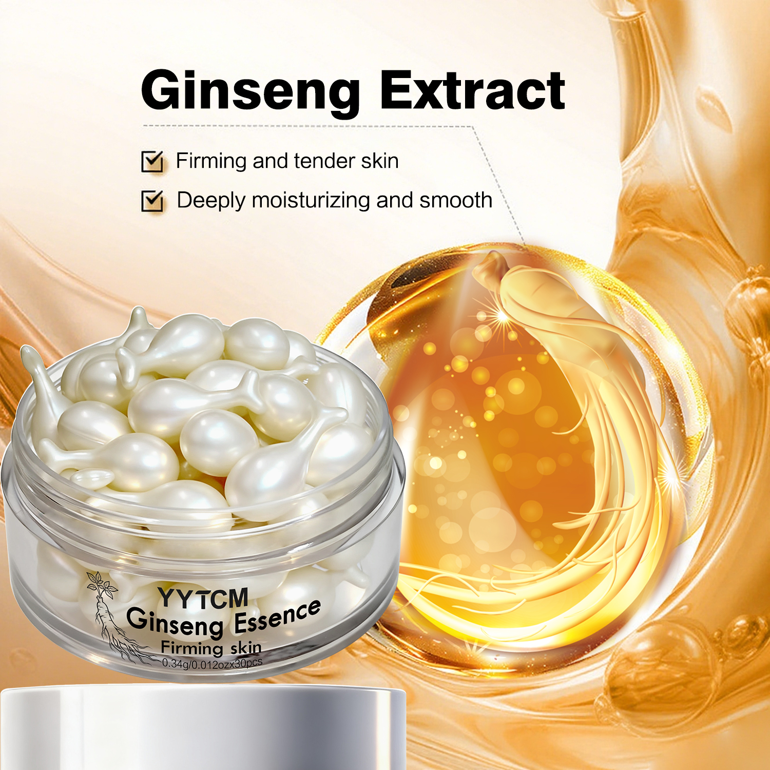 Ginseng Essence Capsules, Mois - Retinol Vitamin A Cream 评论和价格
