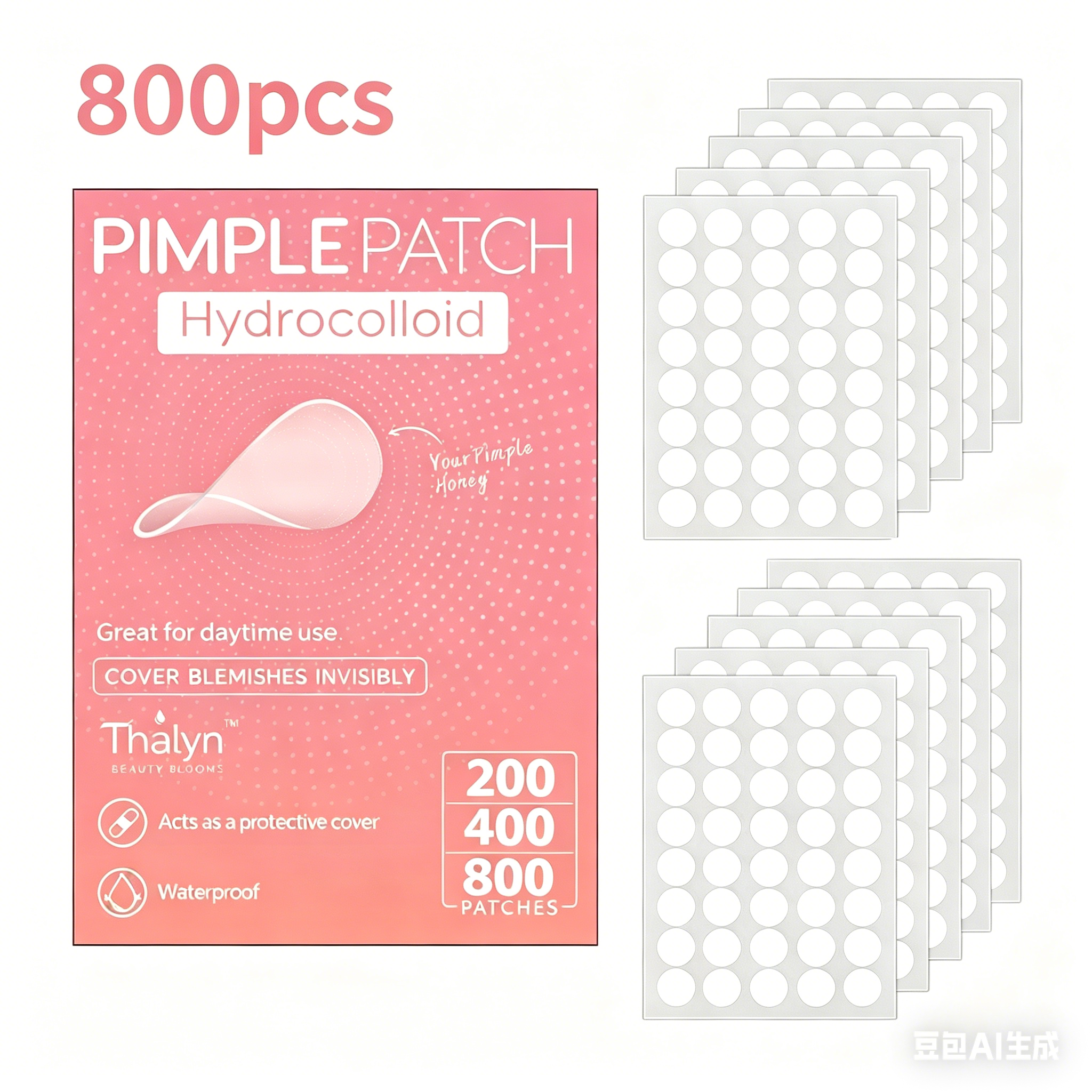 800pcs Salicylic Acid & Hydroc - Skincare Acne 评论和价格