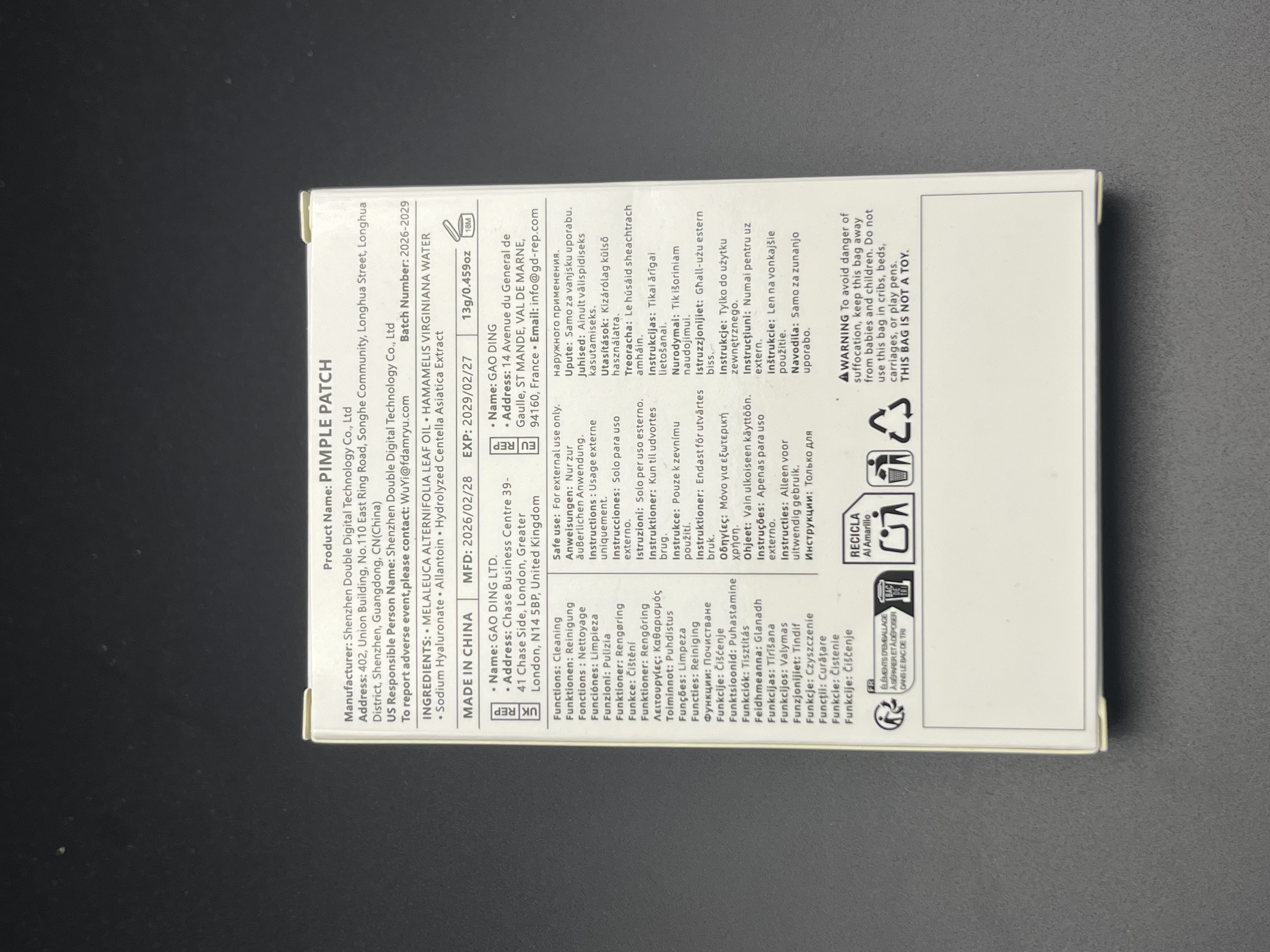 800pcs Salicylic Acid & Hydroc - Skincare Acne 评论和价格
