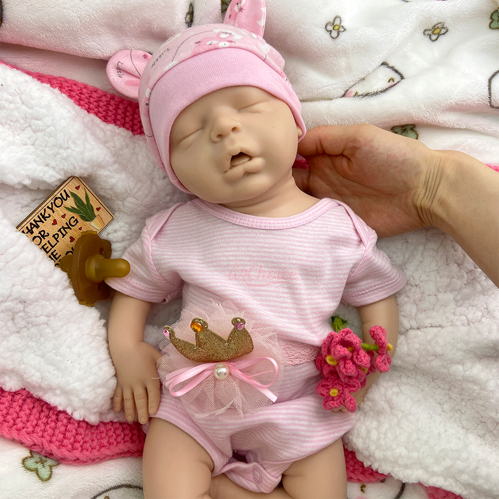 45cm Silicone Reborn Baby Girl - Skincare Newborn 评论和价格