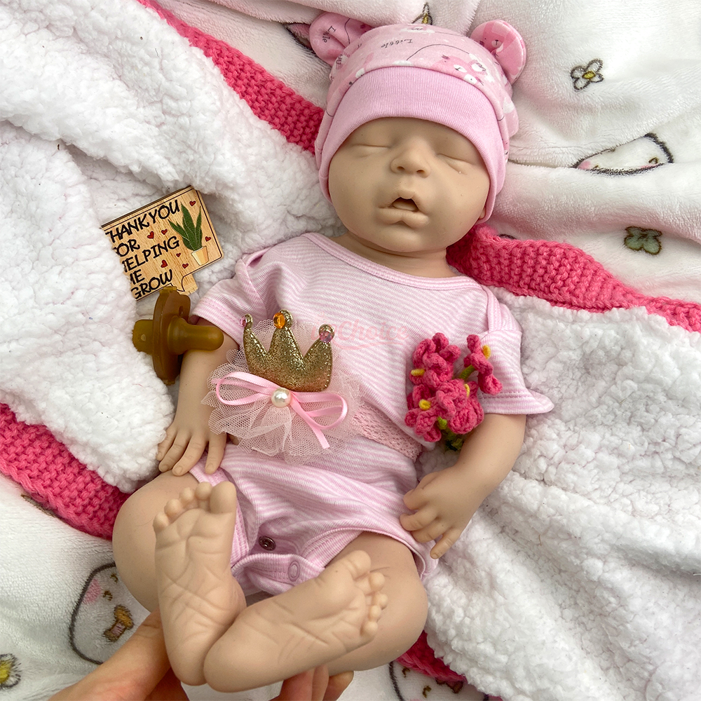 45cm Silicone Reborn Baby Girl - Skincare Newborn 评论和价格