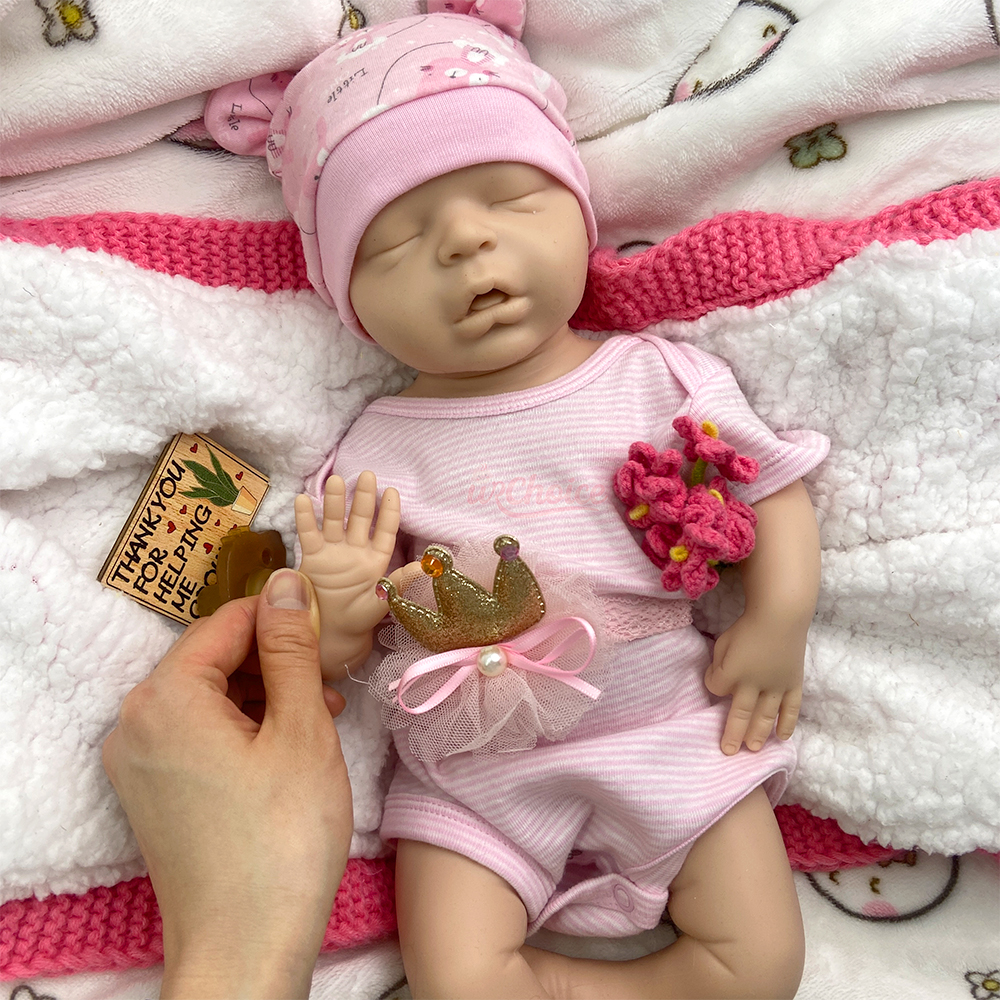 45cm Silicone Reborn Baby Girl - Skincare Newborn 评论和价格