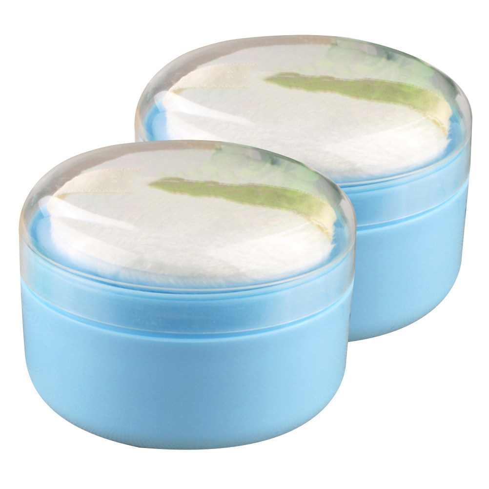 2Pcs Baby Powder Puff Box Prem - Skincare Newborn 评论和价格